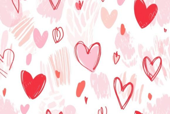 Exploring the Beauty and Utility of Charming Heart Patterns on a Soft Background
