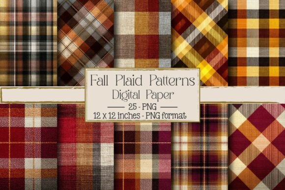 Fall Plaid Patterns: A Versatile Design Resource for Autumn Projects